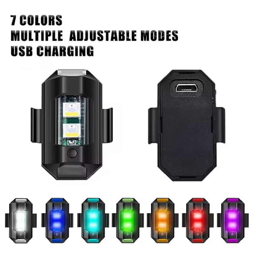 Drone Strobe Light - Luces Estroboscópicas LED Universales para Motocicleta,