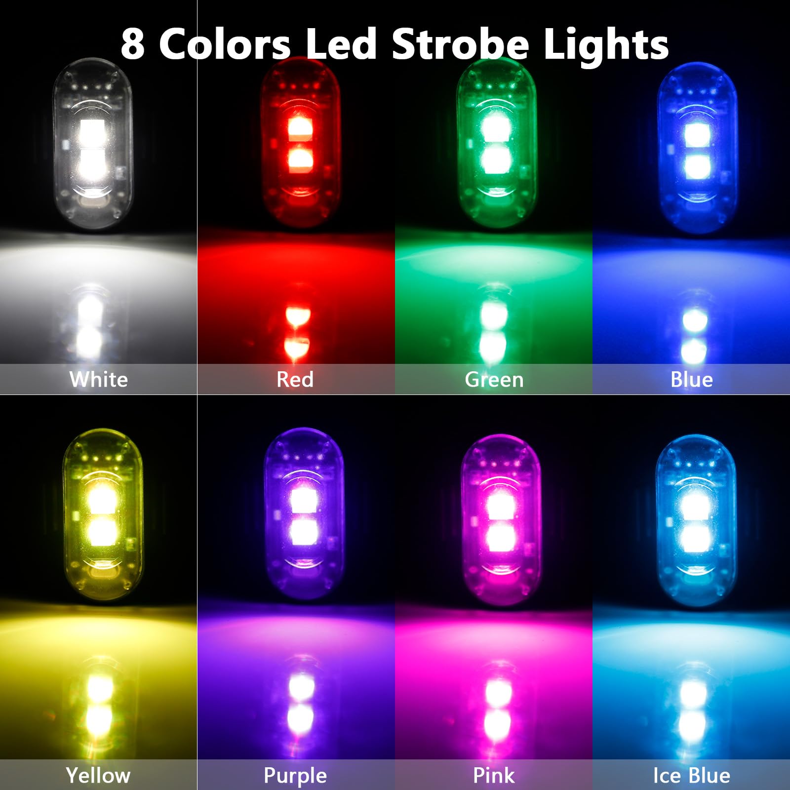 4 Luces Estroboscópicas LED co - Drone Strobe Light reseña y precio