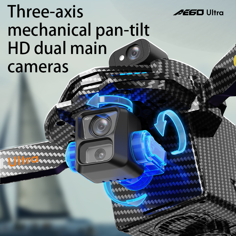 AE60 GPS Drone profesional 8K  - Drone Battery Adapter reseña y precio